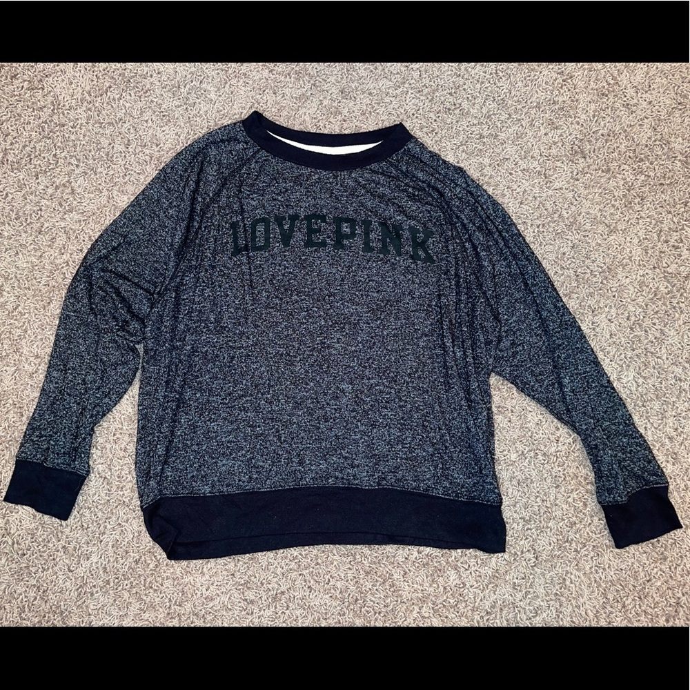 PINK Black Sweater Size Large